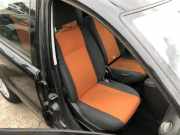 Fiat Panda 169 Sitz vorn rechts Beifahrersitz Stoff grau orange Autositz
