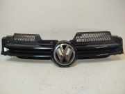 VW Golf V 5 1K Grill Kühlergrill Frontgrill mit Logo L041 Brillantschwarz
