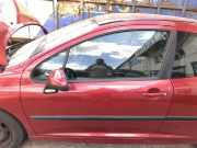 Peugeot 207 WA WC Tür vorn links Fahrertür 3trg Rohbau KJC Rouge Erythree Nacre
