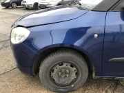 Skoda Fabia 2 Typ 5J Kotflügel vorn links Fahrerseite LF5Q Storm Blau 06 bis 14