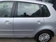 VW Polo 9N3 Tür hinten links Fondtür LA7W Reflexsilber Metallic