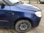 Skoda Fabia 2 Typ 5J Kotflügel vorn rechts Beifahrerseite LF5Q Storm Blau 06-14
