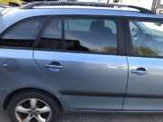 Skoda Fabia II 2 Typ 5J Tür hinten rechts Kombi im Rohbau LF5X Satin Grey 06-14
