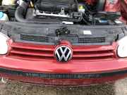VW Golf 4 1J IV Kühlergrill Frontgrill Grill mit Logo LC3K Canyonrot