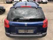Peugeot 207SW Heckklappe ohne Heckscheibe im Rohbau KPL Montebello blau