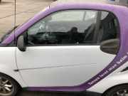 Smart 451 Mopf Tür vorn links Fahrertür mit elek Fensterheber EAZ Kristallweiß