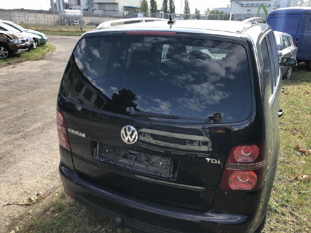 VW Touran 1T Heckklappe mit Scheibe im Rohbau LC9X Deep Black Perl Heckdeckel

