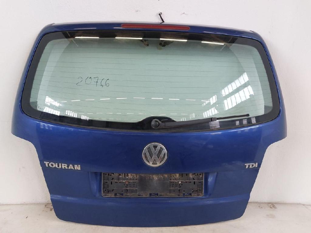VW Touran 1T Heckkklappe mit Heckscheibe Anrostungen LC5C Biscay Blue perl