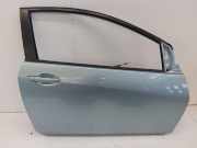 Tür vorn rechts vom 3 türer Beifahrertür Rohbau hellblau Mazda 2 DE