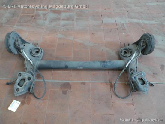 Opel Corsa D Hinterachse Achse hinten Trommelbremse ABS Bj.09 3-trg. Bild Opel Corsa D Hinterachse Achse hinten Trommelbremse ABS Bj.09 3-trg.