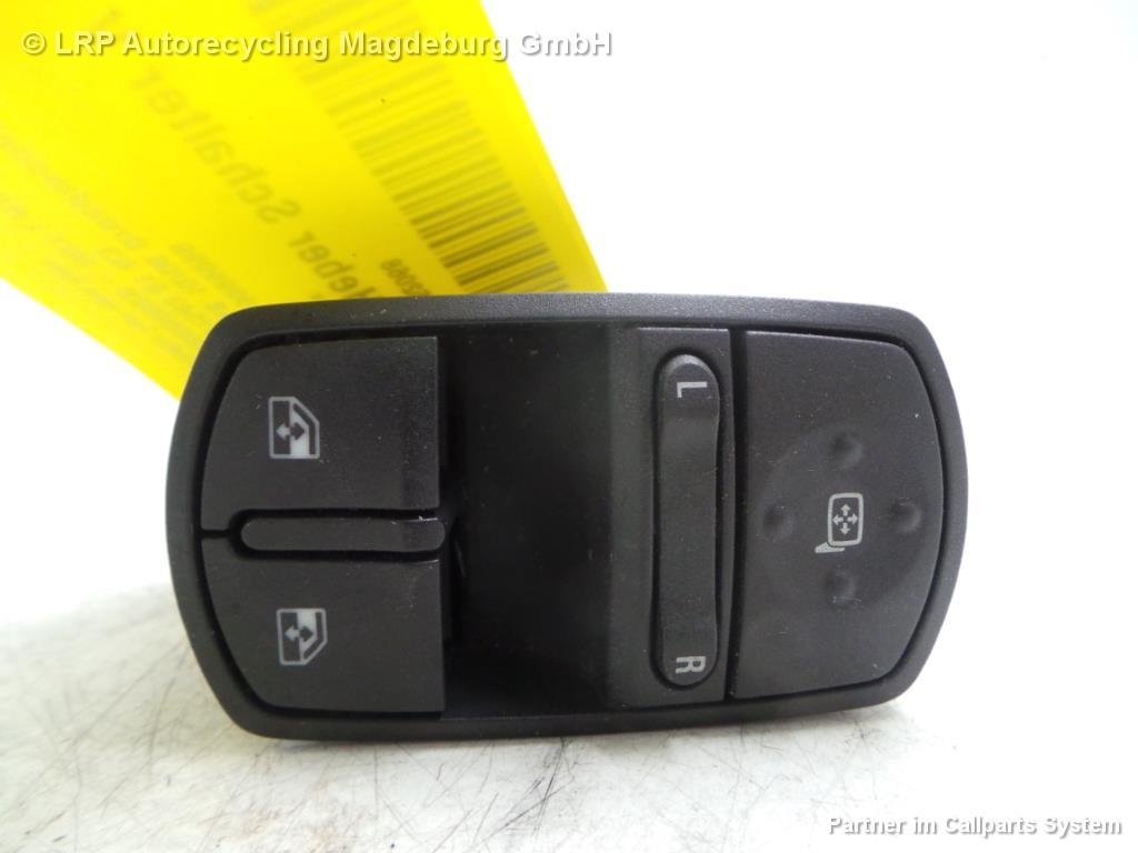 Opel Corsa D Bj.09 3-trg. Fensterheberschalter vorn links 13258521AA Bild Opel Corsa D Bj.09 3-trg. Fensterheberschalter vorn links 13258521AA