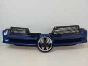 VW Golf 5 V 1K Grill Kühlergrill Frontgrill mit Logo LC5J Laserblaumet
