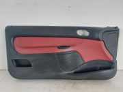 Peugeot 206 CC Türverkleidung Türpappe vorn links Leder rot schwarz
