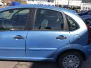Citroen C3 Typ F Tür hinten links Fondtür Rohbau KMY Lucia Blau Metallic
