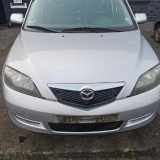 Mazda 2 DY Motorhaube Haube Klappe Bonnet vorn 20N Moondust silver met bis 2005
