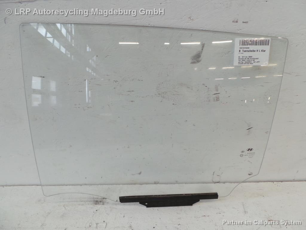 Hyundai i20 PB Türscheibe Tür hinten links Scheibe Fondtürscheibe Klarglas Bild Hyundai i20 PB Türscheibe Tür hinten links Scheibe Fondtürscheibe Klarglas