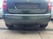 Skoda Fabia 2 original Stoßstange Stossfänger hinten LF6K Highland Grün Fließheck Bj.2008 