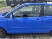 VW Polo 9N3 original Tür vorn links LA5F Summer Blue 3-Türer Rohbau Bj.2008