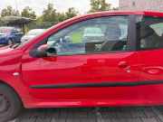 Peugeot 206+ original Tür vorn links KKN Rot Aden 3 Türer Rohbau BJ11