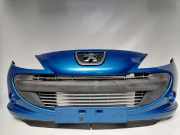 Peugeot 206+ original Stoßstange Stossfänger vorn KGS Blau Ipanema Bj.2009 