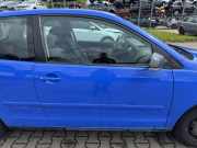 VW Polo 9N3 original Tür vorn rechts LA5F Summer Blue 3-Türer Rohbau Bj.2008 