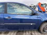 Renault Clio 3 original Tür rechts NV432 Monaco Blau 3 Türer BJ05