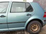 VW Golf 4 original Tür hinten links LB6N Elegancegrün Metallic Rohbau BJ03