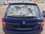 Skoda Fabia 2 5J original Heckklappe mit Heckscheibe 4711 Pacific Blue Bj.2010 