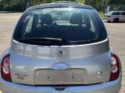 Nissan Micra K12 original Heckklappe mit Heckscheibe KY0 Sporty Silver Metallic Bj.2009 
