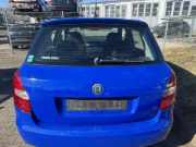 Skoda Fabia 2 5J original Heckklappe mit Heckscheibe LF5K Dynamic Blue Fließheck Bj.2009 
