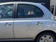 Nissan Micra K12 original Tür hinten links KY0 Sporty Silver Metallic Bj.2009 