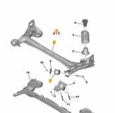 Achse hinten Citroen C4 I Picasso (U) 5148X7