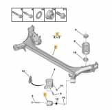 Achse hinten Peugeot 308 () 5148R2