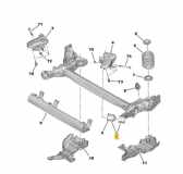 Achse hinten Citroen C3 II Aircross (2R, 2C) 5148W1