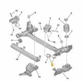 Achse hinten Citroen C3 III (SX) 1607197380