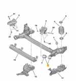 Achse hinten Peugeot 2008 I () 1609269080