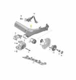 Achse hinten VW Polo VI (AW) 2Q0501053BP