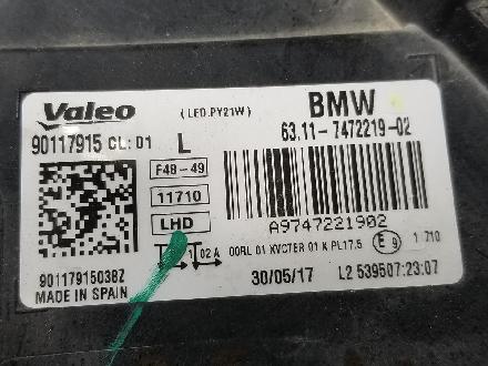 Hauptscheinwerfer links BMW X1 (F48) 63117472219 7472219 63117436461 1141CB 2222DL