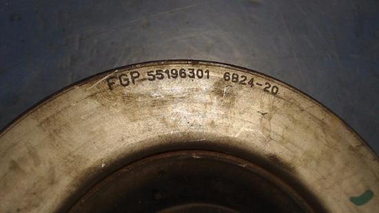 Riemenscheibe Kurbelwelle Opel Astra H 55196301 Bild Riemenscheibe Kurbelwelle Opel Astra H 55196301