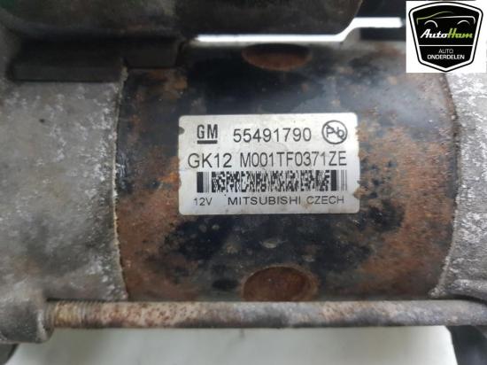 Anlasser 55491790 Opel Astra K Schrägheck 5-drs 1.6 CDTI 110 16V (B16DTE(Euro 6)) 2017 Bild Anlasser 55491790 Opel Astra K Schrägheck 5-drs 1.6 CDTI 110 16V (B16DTE(Euro 6)) 2017