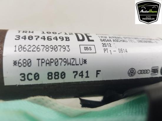 Dachairbag Links 3C0880741G Volkswagen Passat Variant (365) Kombi 1.4 TSI 16V (CAXA(Euro 5)) 2012-05 CAXA(Euro 5) Bild Dachairbag Links 3C0880741G Volkswagen Passat Variant (365) Kombi 1.4 TSI 16V (CAXA(Euro 5)) 2012-05 CAXA(Euro 5)