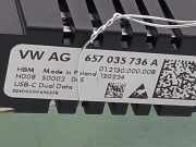 Aux/usb-Anschluss 657035736 Skoda Octavia Kombi (NXAC) Kombi 5-drs 1.5 TSI e-TEC 16V (DXDB) 2024-04