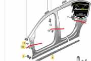 Bremsschlauch rechts vorne VW Golf VIII CD ZAAGDEEL