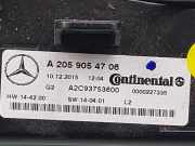 Bedienung Heizung A2059054706 Mercedes-Benz C (C205) Coupé C-220d 2.2 16V BlueTEC (OM651.921(Euro 6)) 2016-07