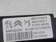 Aux/usb-Anschluss 98217039DX Peugeot 208 II (UB/UH/UP) Schr?gheck 5-drs e-208 50 kWh (ZKX) 2021-03