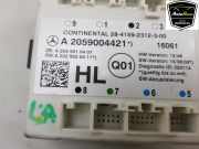 Steuergerät Zentralverriegelung A2059004421 Mercedes-Benz C (W205) Limousine C-180 1.6 16V (M274.910(Euro 6)) 2016