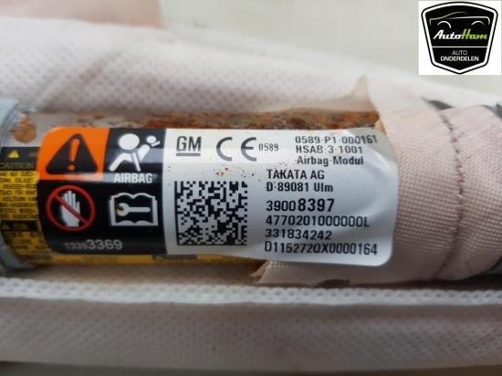 Dachairbag Links 39008397 Opel Astra K Schrägheck 5-drs 1.6 CDTI 110 16V (B16DTE(Euro 6)) 2016 Bild Dachairbag Links 39008397 Opel Astra K Schrägheck 5-drs 1.6 CDTI 110 16V (B16DTE(Euro 6)) 2016
