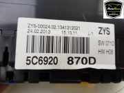 Tachoeinheit Kmh 5C6920870D Volkswagen Jetta IV (162/16A) Limousine 1.4 TSI Hybrid 16V (CRJA(Euro 6)) 2013-05 CRJA(Euro 6)