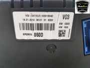 Tachoeinheit Kmh 6R0920860D Volkswagen Polo V (6R) Schr?gheck 1.4 16V (CLPA) 2010-02 CLPA