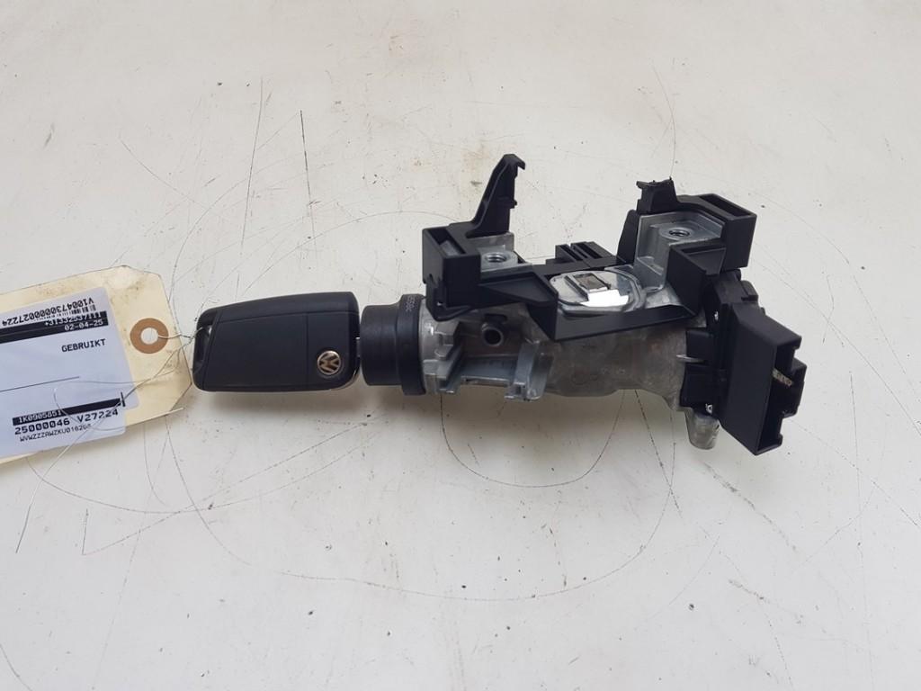 Zündschloss + Schlüssel 1K0905851D Volkswagen Polo VI (AW1) Schrägheck 5-drs 1.0 TSI 12V (DKLA) 2018-11 DKLA